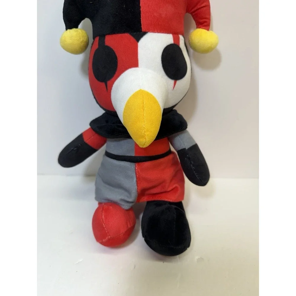 Plague Doctor Jester Red Black Plush Doll 8